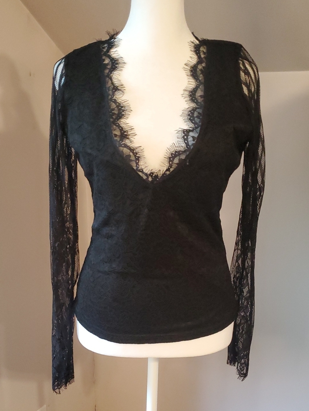 Oblong Box Winchester Victorian Lace Top - Picture 6 of 11